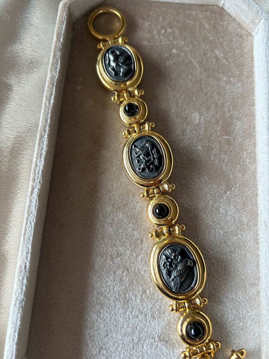 Vintage 90s Byzantine-style Bracelet