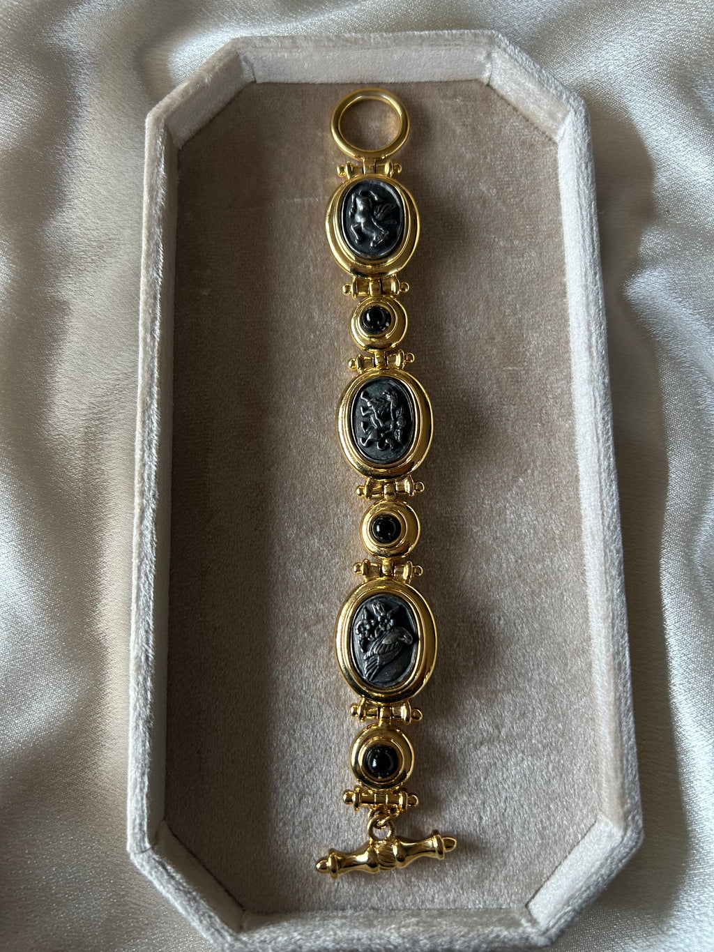 Vintage 90s Byzantine-style Bracelet