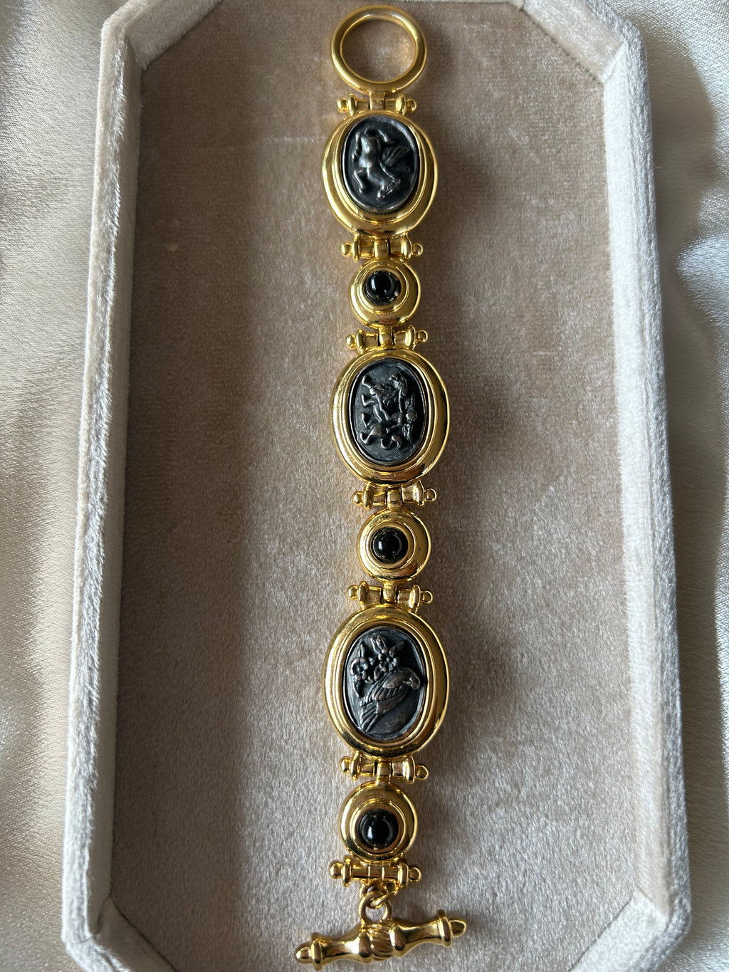 Vintage 90s Byzantine-style Bracelet